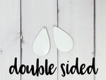 Medium DOUBLE  Sided Drop Earring Sublimation Blanks
