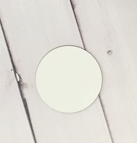 3" Round HOME Board Attachment Sublimation Hardboard Blank