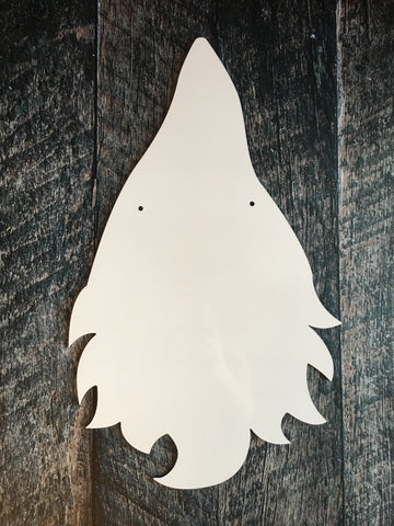 Gnome Sublimation Door Hanger Hardboard Blank