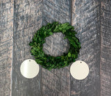 8" Boxwood Mini Wreath Sublimation Kit