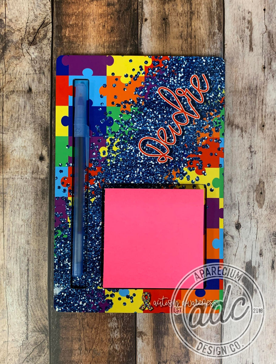 Note and Pen Holder Hardboard Sublimation Blank – ApareciumDesignCo.