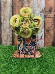 Flower Holder with Base Sublimation Hardboard Blank