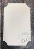 Fancy Shaped Sublimation Hardboard Blank