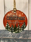 Acrylic Round Sublimation Single Sided Ornament