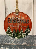 Acrylic Round Sublimation Single Sided Ornament