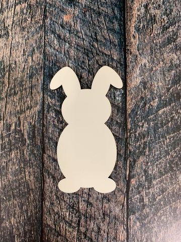 Bunny Rabbit Shaped Seasonal Attachment Sublimation Hardboard Blank