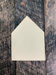 House Shaped Seasonal Attachment Sublimation Hardboard Blank