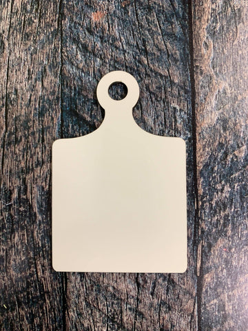 Mini Cutting Board Shaped Seasonal Attachment Sublimation Hardboard Blank