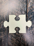 Puzzle Piece Shaped Seasonal Attachment Sublimation Hardboard Blank