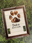 8x10.25" Pet Collar Holder Memorial Sublimation Hardboard Blank