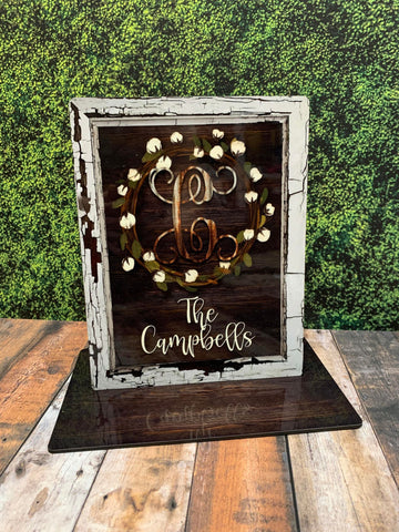 8x10.25" Board with Base Sublimation Hardboard Blank