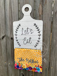 Cutting Board Shaped Dish Towel Holder Sublimation Hardboard Blank