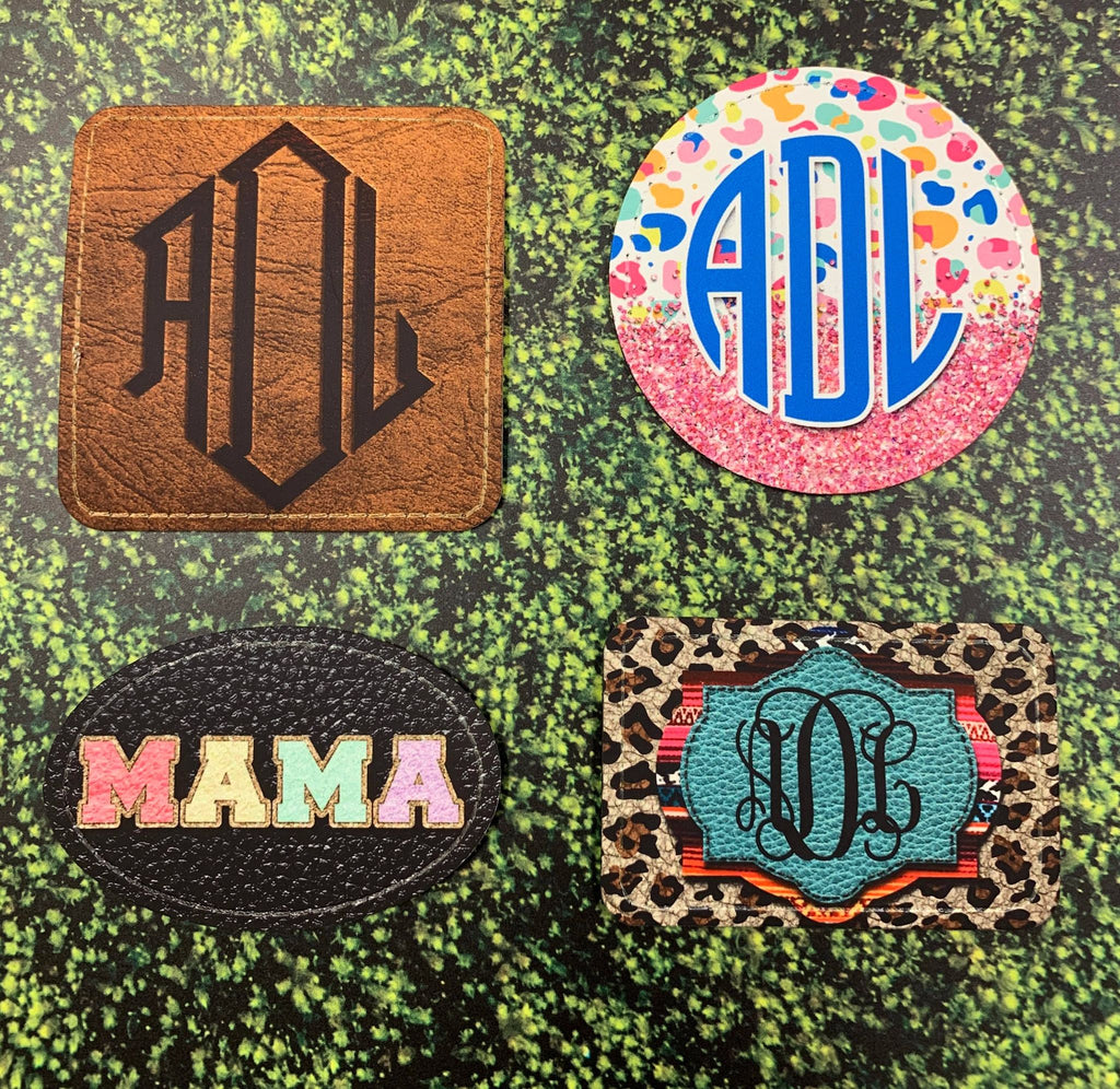 Sublimation blank leather patch