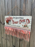Candy Cane Countdown Holder Sublimation Hardboard Blank