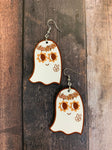 Seasonal Ghost Single Sided Drop Earring Sublimation Blanks