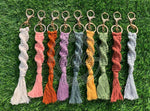 Macrame Tassel Keychain w/ Sub Keychain Blank