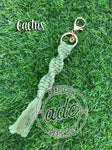 Macrame Tassel Keychain w/ Sub Keychain Blank