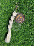 Macrame Tassel Keychain w/ Sub Keychain Blank