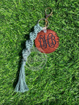 Macrame Tassel Keychain w/ Sub Keychain Blank
