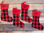 Buffalo Plaid Christmas Stocking