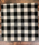 White Buffalo Plaid Pillow Cover