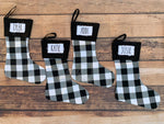 Buffalo Plaid Christmas Stocking