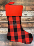 Buffalo Plaid Christmas Stocking