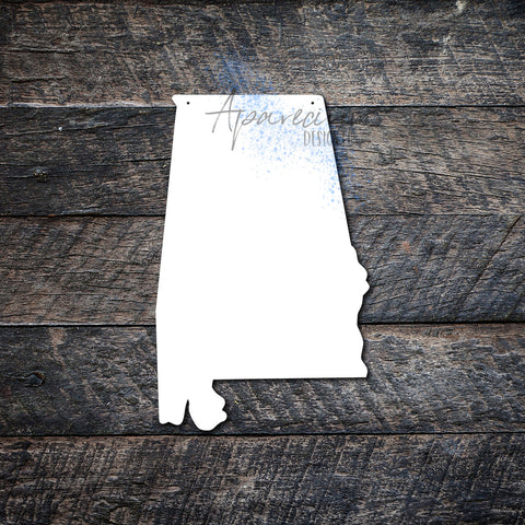 State of Alabama Sublimation Hardboard Blank