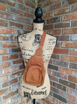 Corduroy Crossbody Sling Bag