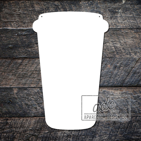 Coffee Cup Sublimation Hardboard Blank
