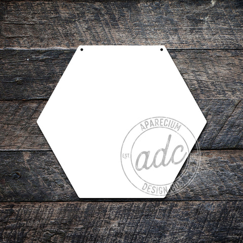 Hexagon Sublimation Door Hanger Hardboard Blank