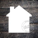House Shaped Sublimation Hardboard Blank