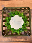 SMALL Quatrefoil Sublimation Door Hanger Hardboard Blank