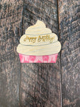 Cupcake Truck Attachment Sublimation Door Hanger Hardboard Blank