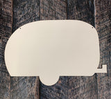 Camper Sublimation Door Hanger Hardboard Blank
