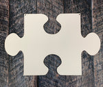 Puzzle Piece Sublimation Door Hanger Hardboard Blank