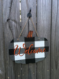 Pumpkin Sublimation Door Hanger Hardboard Blank