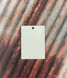 Rectangle Sublimation Hardboard Single Sided Ornament
