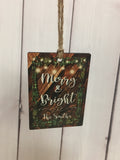 Rectangle Sublimation Hardboard Single Sided Ornament