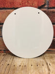 12.25" Round Sublimation Door Hanger Hardboard Blank