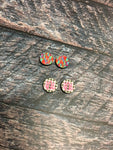 1/2" Sublimation Hardboard Single Sided Earring Stud Blanks