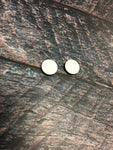 1/2" Sublimation Hardboard Single Sided Earring Stud Blanks