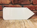Large Pencil Shaped Sublimation Door Hanger Hardboard Blank