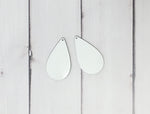 Large Single Sided Drop Earring Sublimation Blanks