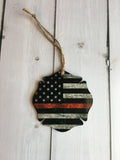 Maltese Cross Sublimation Hardboard Single Sided Ornament