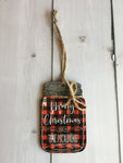 Mason Jar Sublimation Hardboard Single Sided Ornament