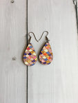 Small DOUBLE Sided Drop Earring Sublimation Blanks