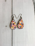 Small DOUBLE Sided Drop Earring Sublimation Blanks