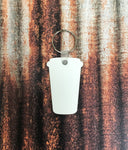 Coffee Mug Keychain Sublimation Blanks