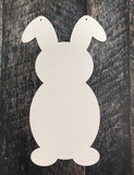 Bunny Rabbit Door Hanger Hardboard Blank